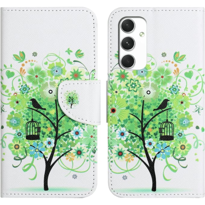 Mocaa Samsung Galaxy A16 Bookcase Hoesje Tree of Life Meerkleurig