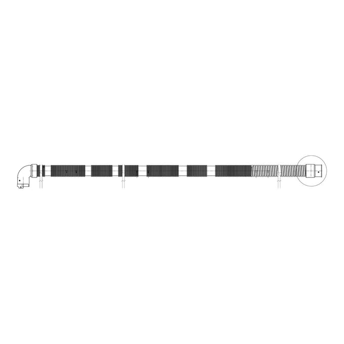 AEG afvoerslang, set, L=2540mm, UK 140013554146