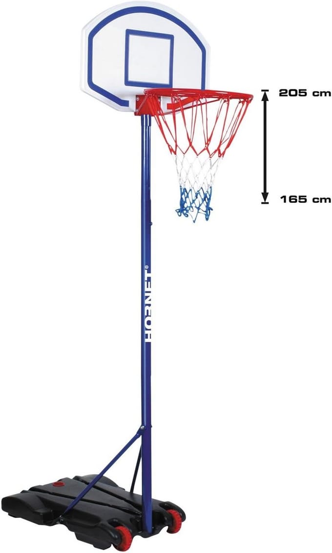 In hoogte verstelbare basketbalstandaard 165-205 cm