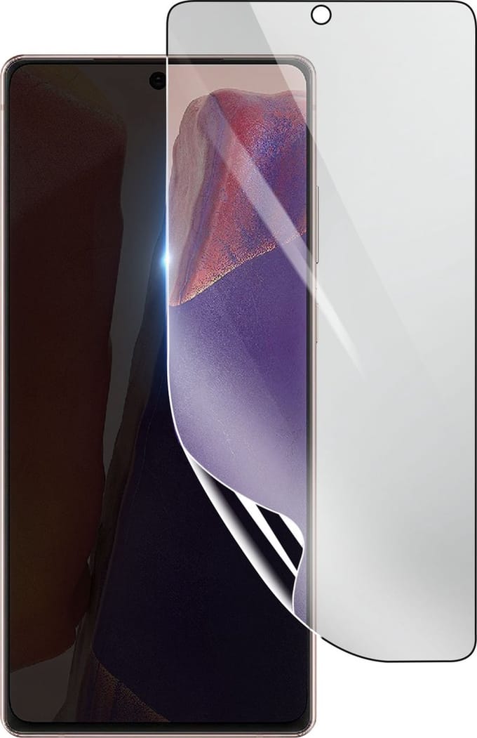 3mk, Geschikt voor Samsung Galaxy Note 20, Schokbestendige Hydrogel Screenprotector, Transparant