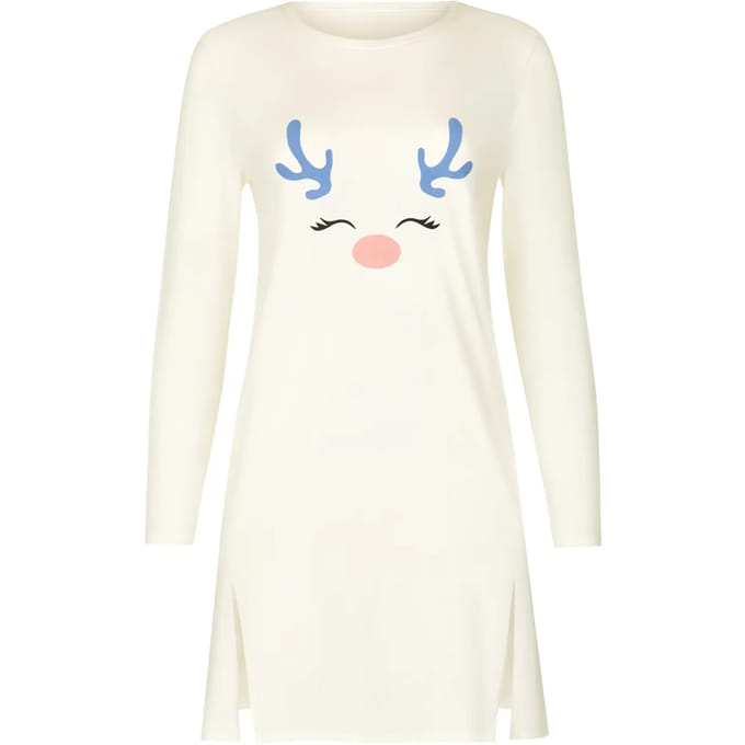 Nachthemd Lisca Holiday Nachthemd met lange mouwen Cheek