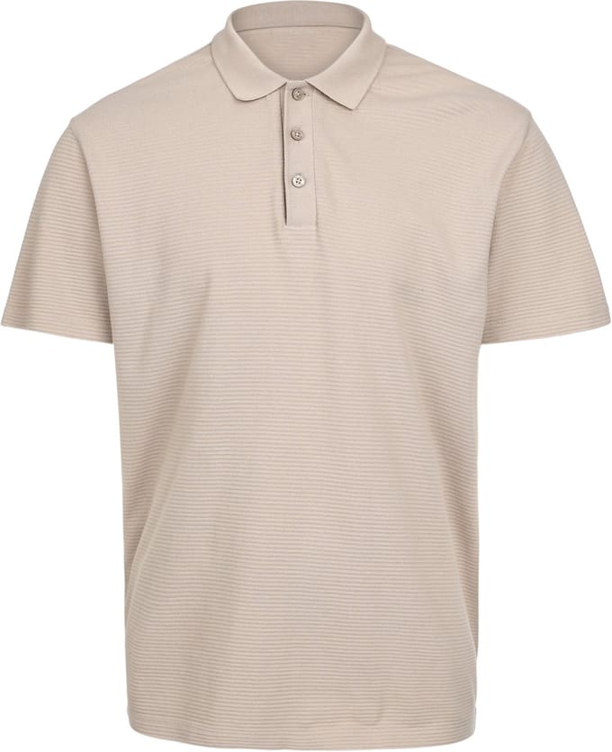 Brunotti - Domo - Polo Feather Grey - Heren - 100% Katoen - Lichtgewicht - S
