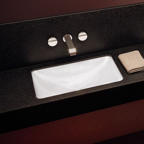 Villeroy & Boch Loop&Friends - Inbouw wastafel, 54x34 cm, zonder overloop, alpine wit 4A570101