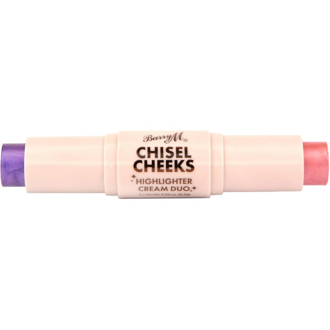 Barry M. Chisel Cheeks Highlighter Cream Duo Lilac/Pink 12,6 g