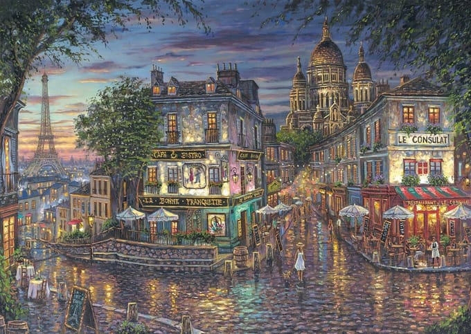 Legpuzzel 1000 stukjes - Stadspuzzel - Ontspanning thuis - Premium kwaliteit karton - 69 x 49 cm