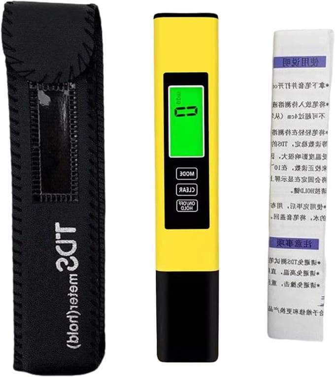 Digitale Watertester - Waterkwaliteit Meter - Waterkwaliteit Testen - Titaniumlegering Sonde - 14 x 3.5 cm - Wit
