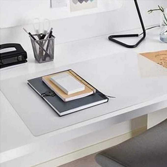 Bureau Mat Protector - Schrijfblok Mat - Bureau Beschermen - Ronde Randen Ontwerp - 60x120cm - Mat