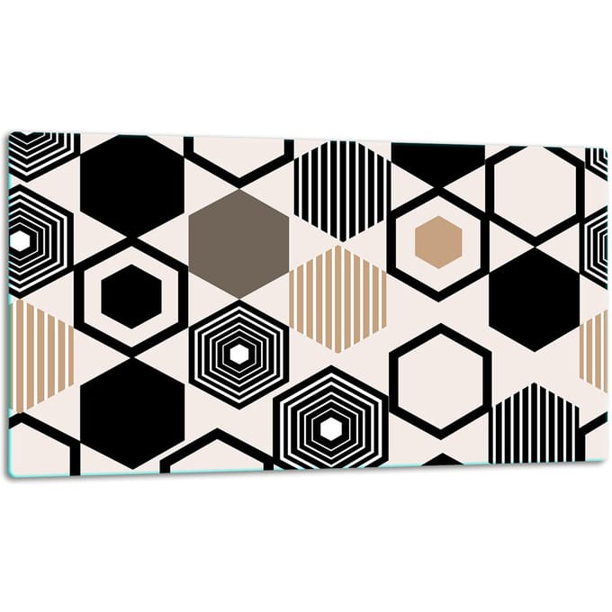 TMK ArtDeko Serie - Snijplank - 52x30cm - Glas - Mozaïek Ontwerp