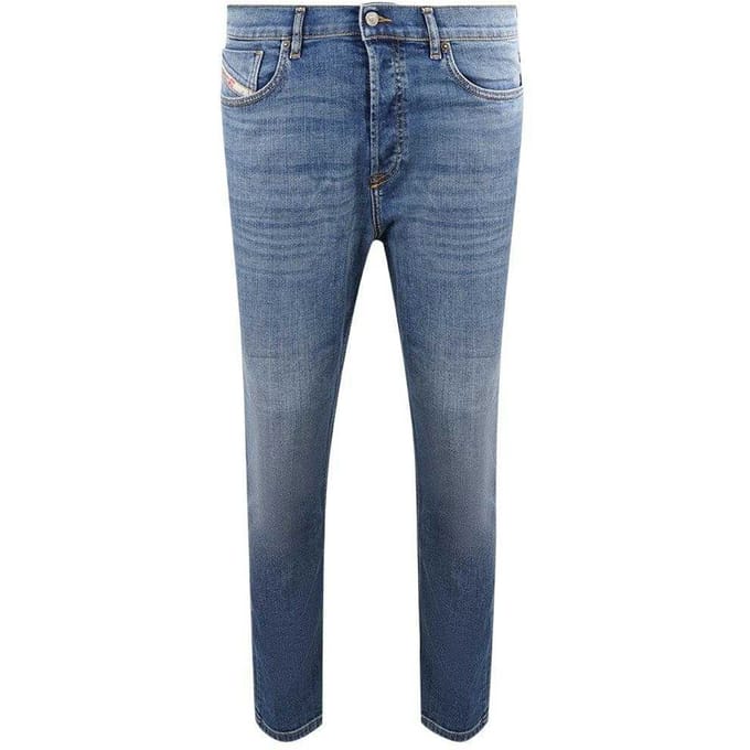 Diesel Heren D-Viker 09D49 Jeans (Blauw)