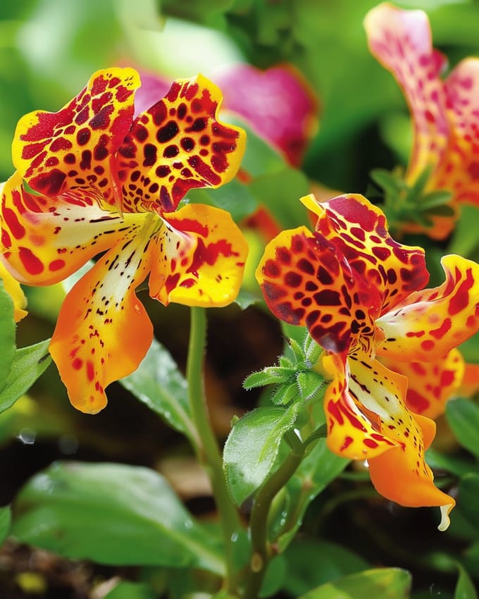 Maskerbloem Zaden Queen’s Prize Mimulus Hybrida Eenjarig