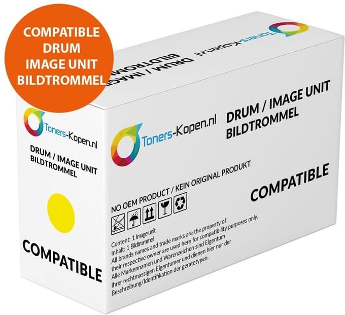 Oki 44844405 - Drum Unit Geel - 30.000 pagina's - Huismerk Compatible - Geschikt voor OKI C822 OKI C822CDTN OKI C822DN OKI C822N OKI C831 OKI C831CDTN OKI C831DN OKI C831N OKI C841 OKI C841CDTN OKI C841DN OKI C841N