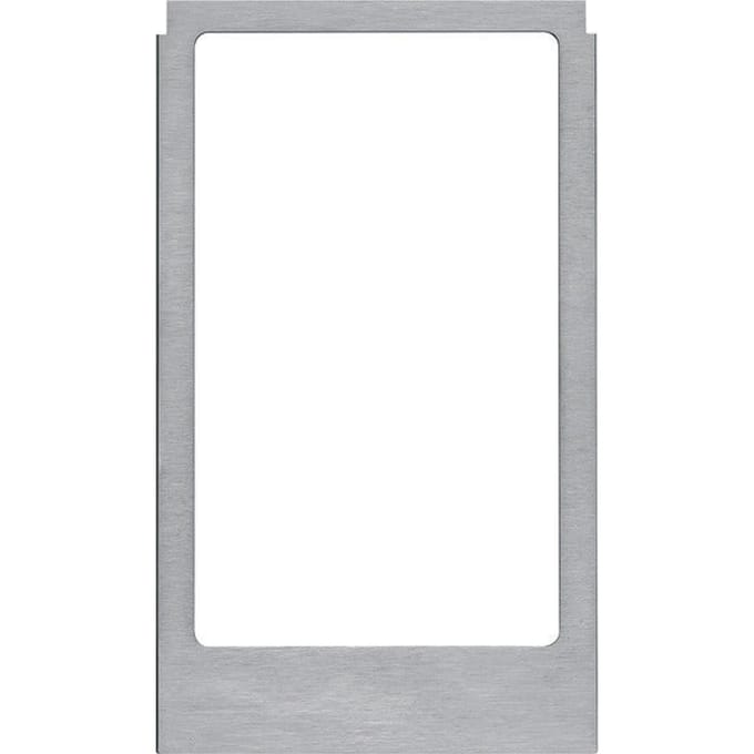 Groot schuin geborsteld roestvrij stalen design frame - WD2243