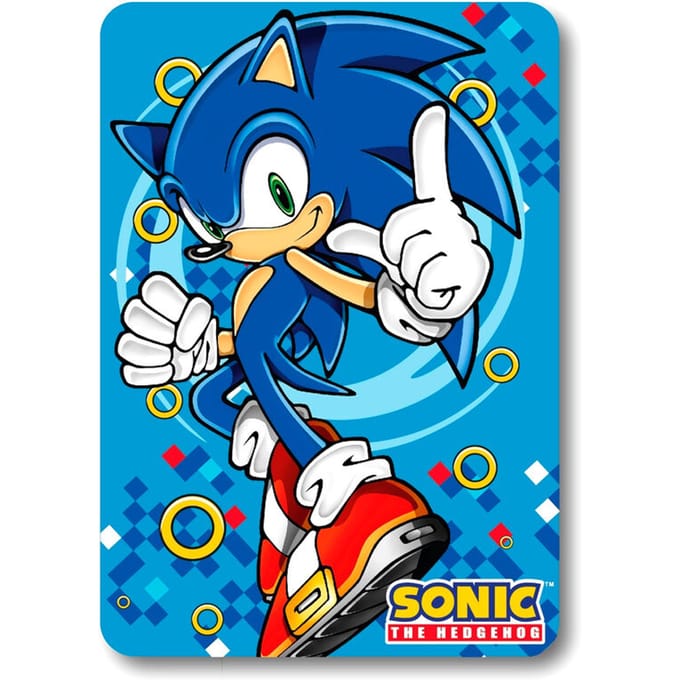 Sonic Gold Ring Fleece deken 100 x 140 cm