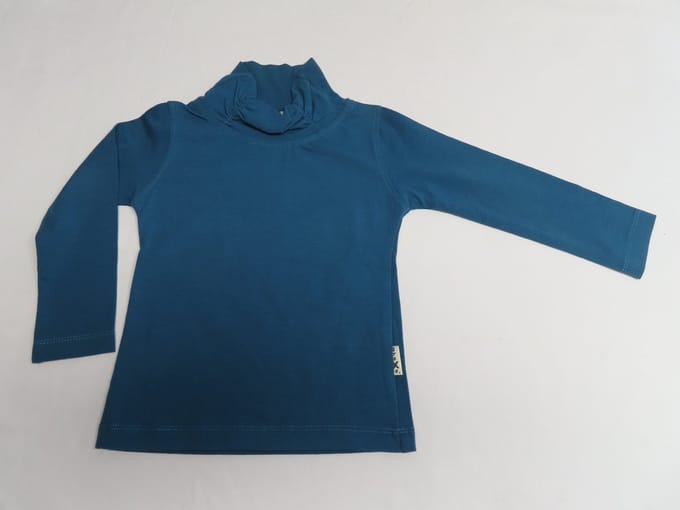 Sous pull - Trui - Meisje - Petrol - Effen - 2 jaar 92