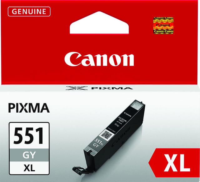 Canon CLI-551XL GY - Inktcartridge - Origineel - Hoge capaciteit - Grijs