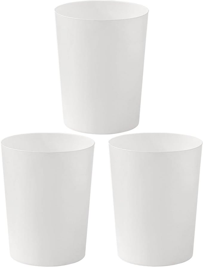 Afvalbak Set van 3 - 7.2L Prullenbak voor Keuken, Badkamer, Thuis