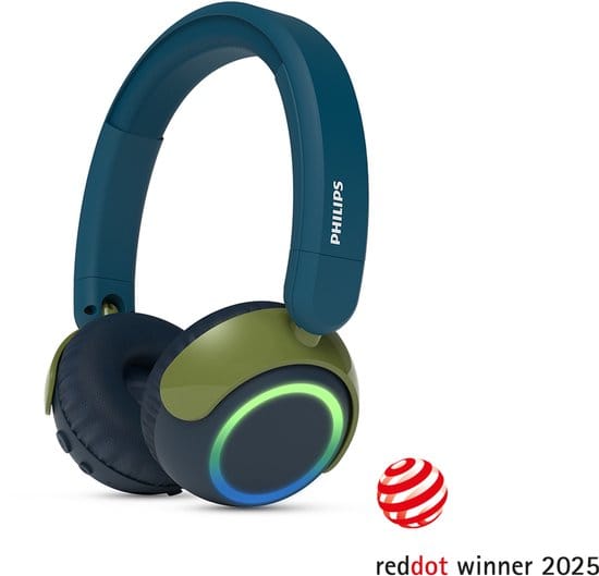 Philips TAK4200CT - Draadloze kinderhoofdtelefoon - 85dB Max - Groen