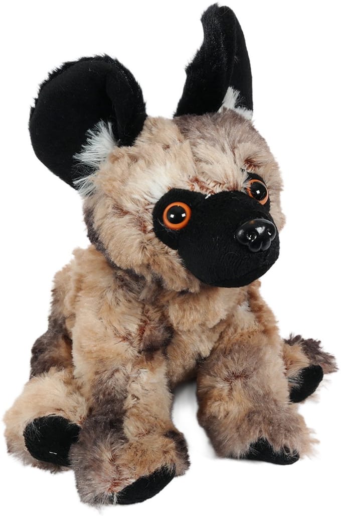 PIA Soft Toys - Pluche Knuffeldier - Wilde hond - 19 cm