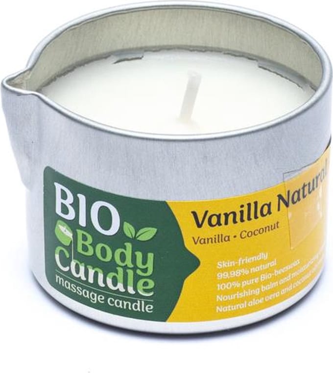 BIO massagekaars vanille