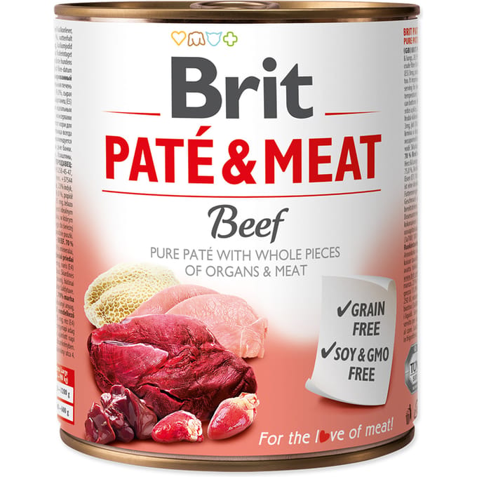 Brit Paté & Vlees Adult - Rund 6 x 800 g