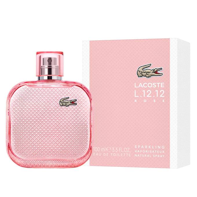 Lacoste L.12.12 Rose Eau de Toilette Spray Damesparfum Dames 100 ml