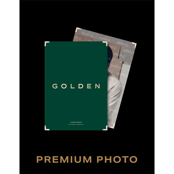 JUNG KOOK - GOUDEN Premium Foto 1ea gray