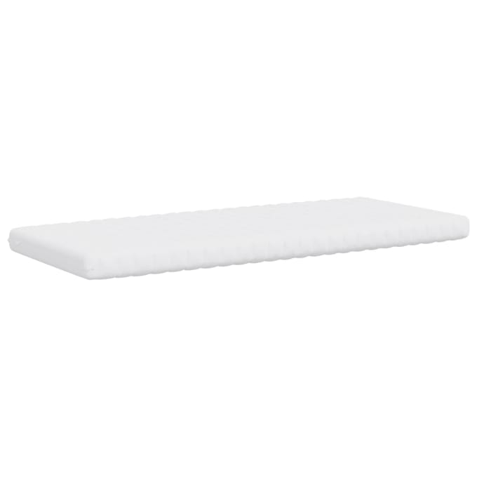 vidaXL - Schuimmatras - 7 - zones - hardheid - 20 - ILD - 90x200 - cm - wit