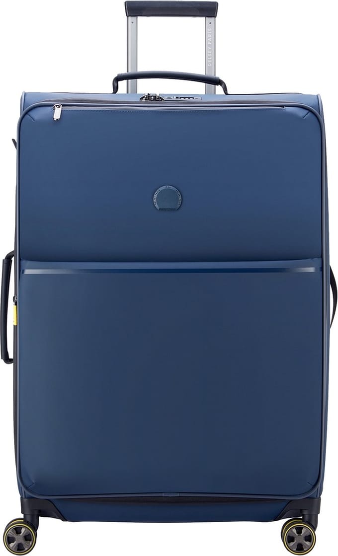 Delsey Turenne Soft - 76 cm Vergrootbare Reiskoffer - Blauw