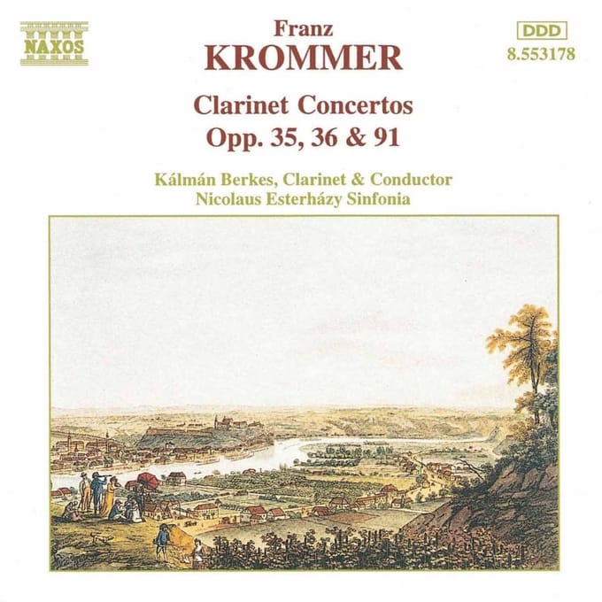 Kalman Berkes - Krommer: Clarinet Concertos (CD)