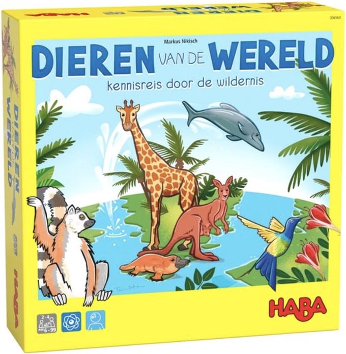 HABA Dieren van de Wereld Bordspel 20 min