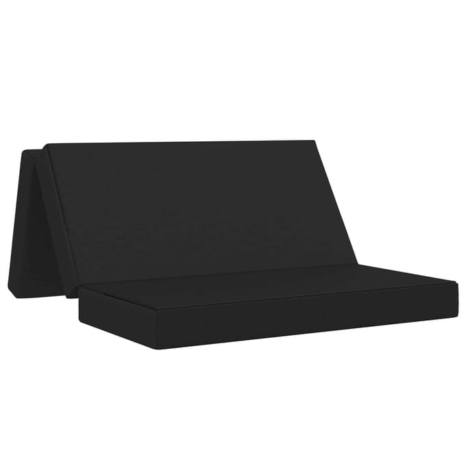 vidaXL - Vouwbare - Sofa - Bed - 160 - x - 67 - x - 45 - cm - Zwart