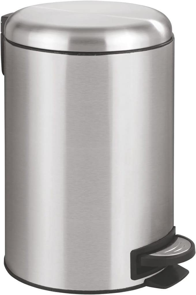 Pedaalemmer Leman 12L - RVS, Soft-Close, Elegant Design voor Keuken en Badkamer