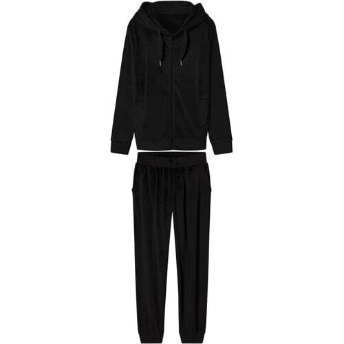 ESMARA Dames huispak (Zwart, S (36/38))