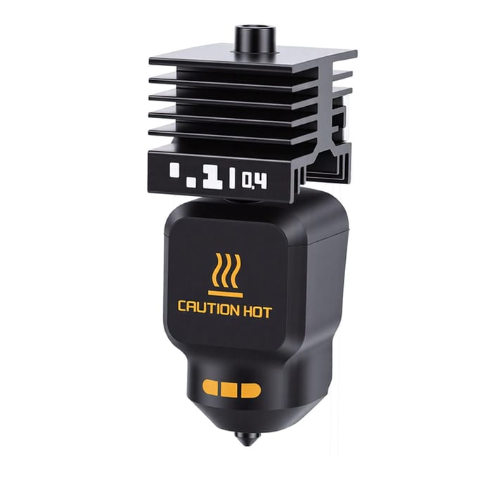 3D Printer Hotend Kit Geschikt voor Bambu Lab P2S H2D H2S P2SC HF Extrusiekop 0,4 mm Gehard Stalen Mondstuk Verwarmingsblok black