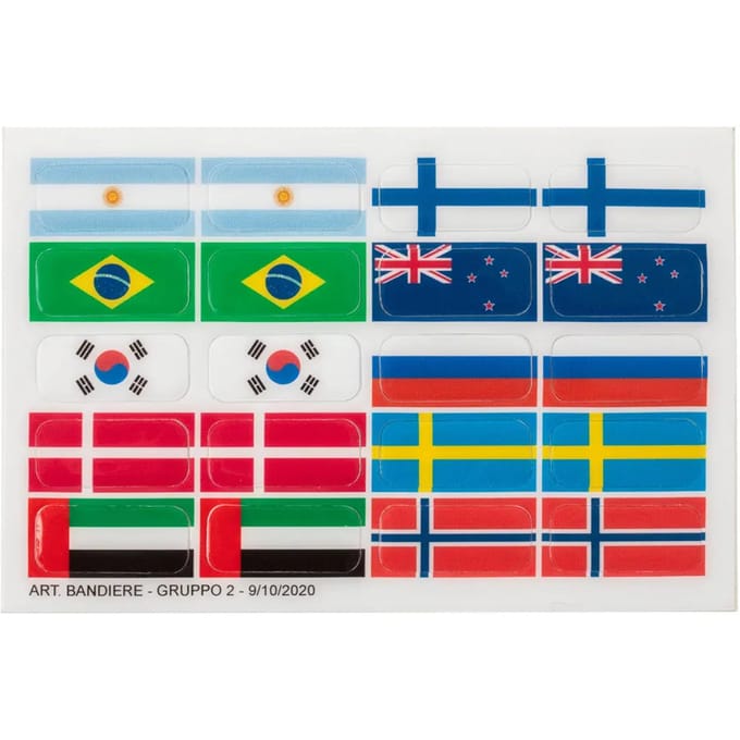 Riem bescherming Acavallo Flag Set For Opera Stirrups