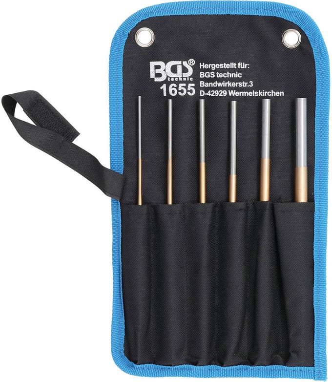 BGS Perforatorset 200 mm 3 - 10 mm 6 st. - 1655
