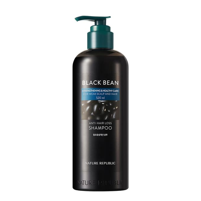 Nature Republic Shampooing Anti Chute aux Haricots Noirs 520ml gray