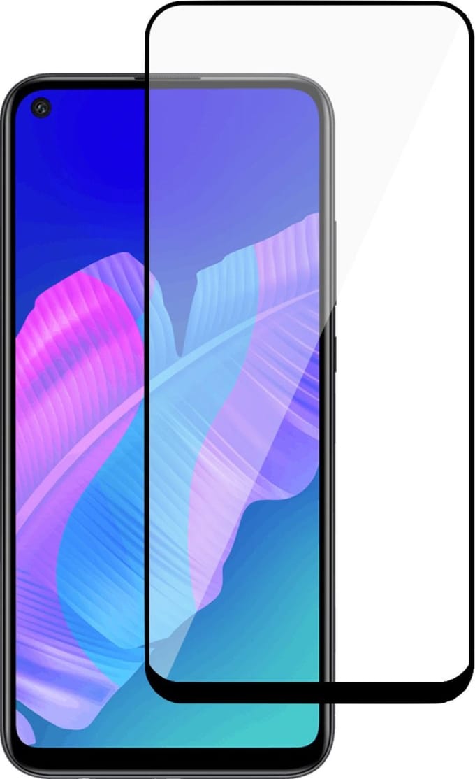 Screenprotector geschikt voor Huawei P40 Lite E - Full Screen Protector Glas