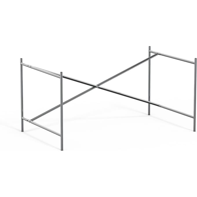 Richard Lampert Eiermann 2 tafelframe - verchroomd - excentrische stut - 135 x 66 cm - zonder verlenging (hoogte 66 cm)