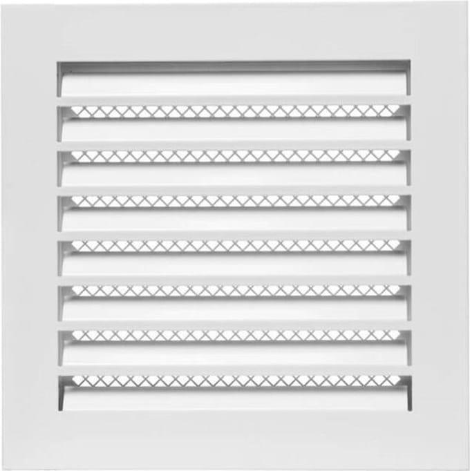 Europlast Metalen rooster industrieel 200x200mm wit - MRF2020