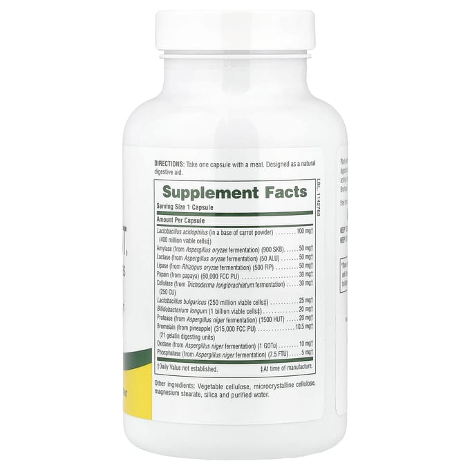 Vibra-Gest®, Plantaardig Enzym, 180 Capsules
