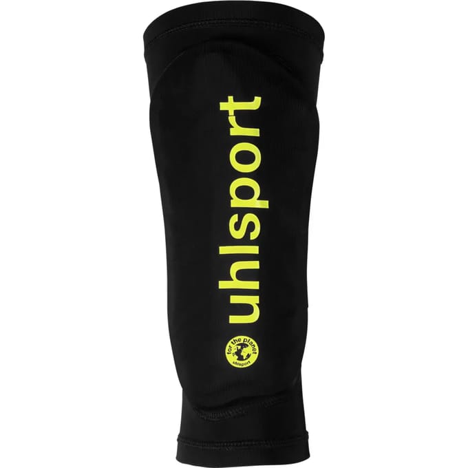Uhlsport X Plate Scheenbeschermer - Zwart / Fluogeel | Maat: L