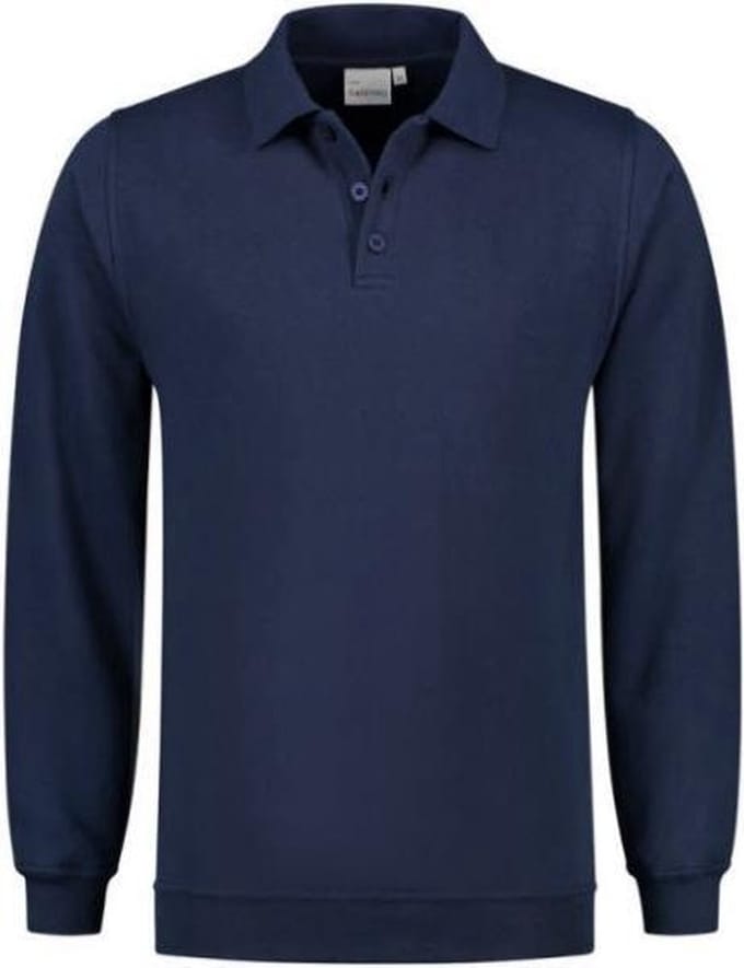 Santino Robin Polo Sweater lange mouw - Marine - S