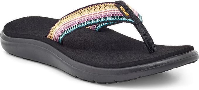 Teva W VOYA FLIP Dames Slippers - ANTIGUOUS Zwart MULTI