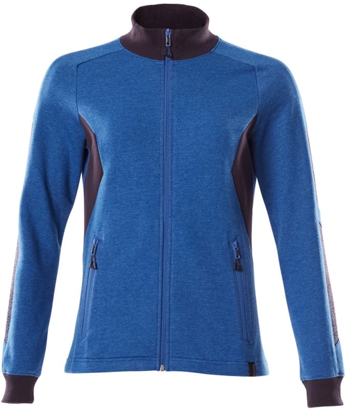 Mascot Accelerate Sweatshirt met rits 18494-962 - helder blauw/donkermarine - S