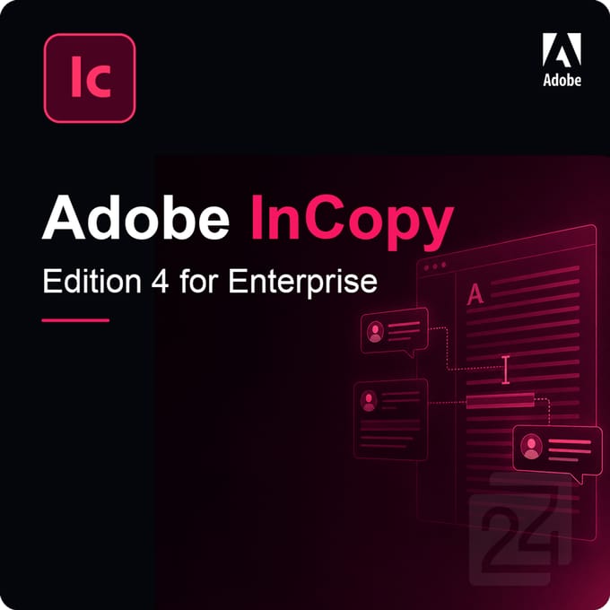Adobe InCopy - Edition 4 for Enterprise 1 - 9 Gebruiker(s)
