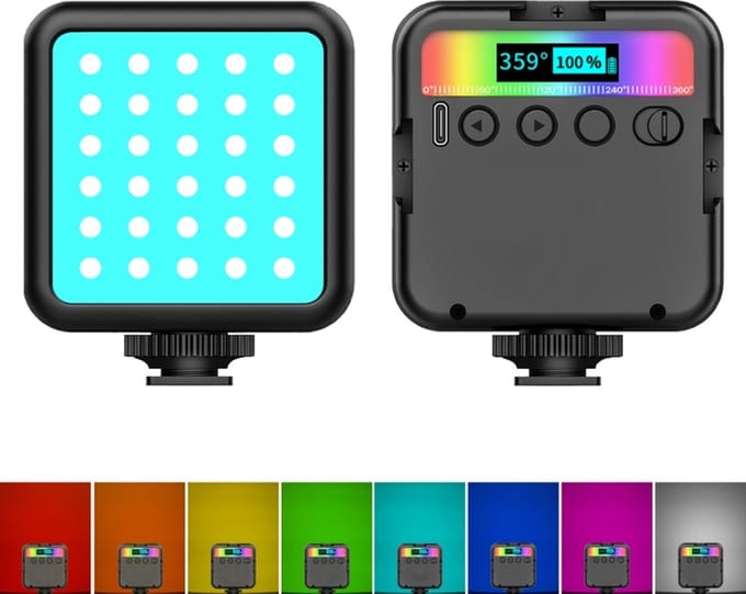 Puluz LED RGB lamp for the camera PU560B