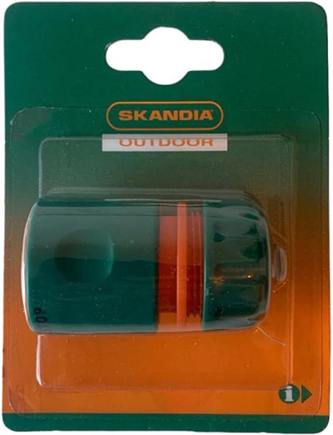 Skandia outdoor - Koppeling - Slangstuk - Waterstop - 1/2''