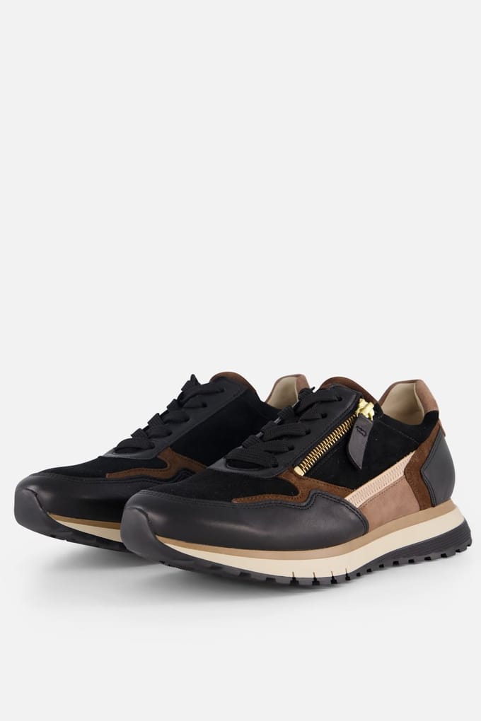 Gabor Gabor Sneakers zwart Suede