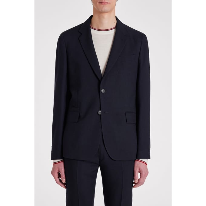 Paul Smith Mens 2 Button Jacket Very Dark Navy Taglia: 52 | Giacche leggere Outlet | Uomo | Blu
